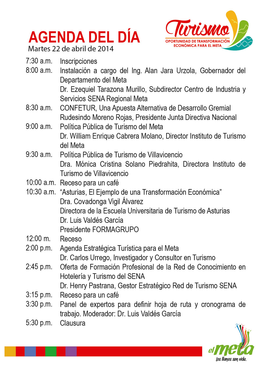 invitacion agenda